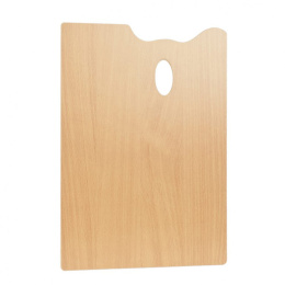 Wooden rectangular palette 30 x 40 cm in the group Art Supplies / Studio / Palettes at Pen Store (129182)