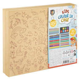 Kids Colour Case in the group Kids / Kids' Pens / Colouring Pencils for Kids at Pen Store (129334)