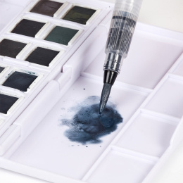 Tinted Charcoal Paint Pan Set 12 Half pans in the group Art Supplies / Artist colours / Watercolour Paint / Watercolour pans at Pen Store (129568)