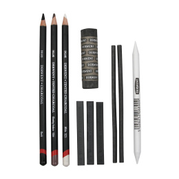 Charcoal Set in the group Art Supplies / Crayons & Graphite / Drawing Charcoal at Pen Store (129576)