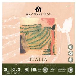Watercolour Pad Italia 100% Cotton 300g Fine Grain 30x30cm 20 Sheets in the group Paper & Pads / Artist Pads & Paper / Watercolour Pads at Pen Store (129665)