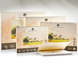 Watercolour Pad Toscana 100% Cotton 300g 26x36cm 20 Sheets in the group Paper & Pads / Artist Pads & Paper / Watercolour Pads at Pen Store (129831)