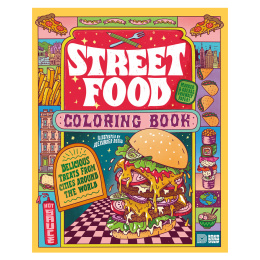 Street Food Colouring Book in the group Hobby & Creativity / Books / Adult Colouring Books at Pen Store (130062)