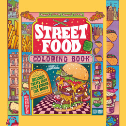 Street Food Colouring Book in the group Hobby & Creativity / Books / Adult Colouring Books at Pen Store (130062)