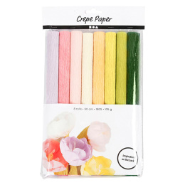 Crepe Paper Pastel 8 sheets in the group Paper & Pads / Artist Pads & Paper / Coloured Papers at Pen Store (130294)