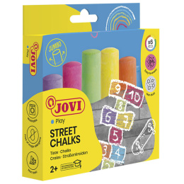 Street Chalks Jumbo Set of 6 in the group Kids / Holidays / season for kids / Outdoor Play / Street chalks at Pen Store (130625)