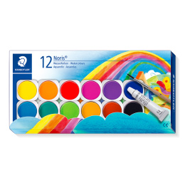 Noris Watercolour Set of 12 in the group Kids / Kids' Paint & Crafts / Kids' Watercolour Paint at Pen Store (130640)