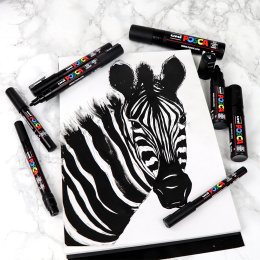 Black Set of 8 in the group Pens / Artist Pens / Acrylic Markers at Pen Store (130695)