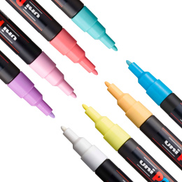 PC-3M Soft Colours Set of 8 in the group Pens / Artist Pens / Acrylic Markers at Pen Store (130698)