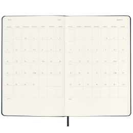 Diary 18M Weekly Hard Cover Horisontell Pocket Black in the group Paper & Pads / Planners / 18-Month Planners at Pen Store (130885)