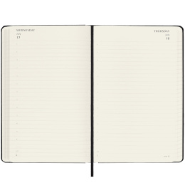 Diary 18M Daily Soft Cover Large Black in the group Paper & Pads / Planners / 18-Month Planners at Pen Store (130887)