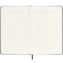 Diary 18M WeekNote Hard Cover Pocket Sapphire Blue in the group Paper & Pads / Planners / 18-Month Planners at Pen Store (130889)