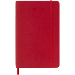 Diary 18M WeekNote Soft Cover Pocket Red in the group Paper & Pads / Planners / 18-Month Planners at Pen Store (130893)