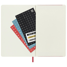 Diary 18M WeekNote Soft Cover Pocket Red in the group Paper & Pads / Planners / 18-Month Planners at Pen Store (130893)