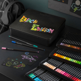 Colouring pencils Black Edition 100-set in the group Pens / Artist Pens / Coloured Pencils at Pen Store (130952)