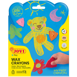 Bear-shaped Wax Crayons Set of 8 (2 years+) in the group Kids / Kids' Pens / Crayons for Kids at Pen Store (131121)