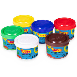 Finger Paint 6x35 ml Base colours (2 years+) in the group Kids / Kids' Paint & Crafts / Finger Paint at Pen Store (131125)