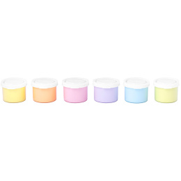 Finger Paint 6x35 ml Pastel colours (2 years+) in the group Kids / Kids' Paint & Crafts / Finger Paint at Pen Store (131126)