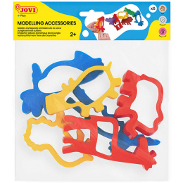 Clay molds Jungle animals Pack of 6 in the group Kids / Kids' Paint & Crafts / Modelling Clay for Kids at Pen Store (131130)