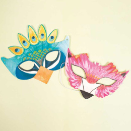 Paper Masks 16 pcs in the group Kids / Fun and learning / Birthday Parties at Pen Store (131283)