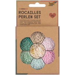 Rocailles beads set Pastel  in the group Hobby & Creativity / Create / Home-made jewellery at Pen Store (131537)