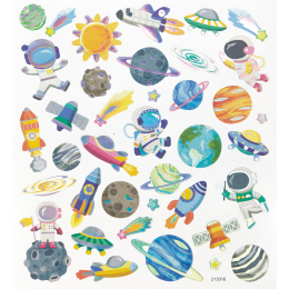 Sticker Dino/Space 2 Sheets in the group Kids / Fun and learning / Stickers at Pen Store (131547)