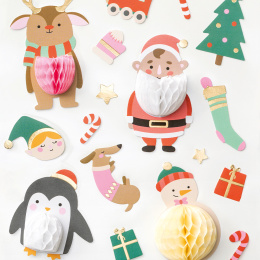 Stickers Honeycomb ball Christmas 1 Sheets in the group Kids / Fun and learning / Stickers at Pen Store (131558)