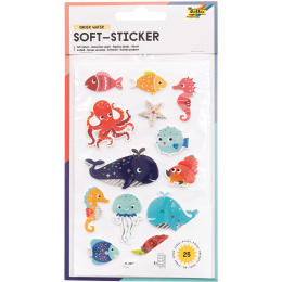 Soft-Sticker Underwater 2Ark  in the group Kids / Fun and learning / Stickers at Pen Store (131559)