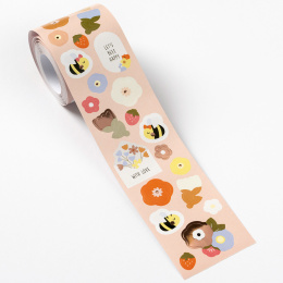 Sticker on roll Flowers & Bees in the group Kids / Fun and learning / Stickers at Pen Store (131596)
