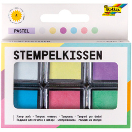 Ink Pads Pastel 6-pack in the group Hobby & Creativity / Hobby Accessories / Stamps at Pen Store (131604)