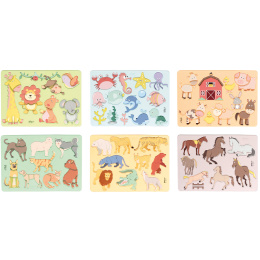 Stencils for children Zoo 6-pack in the group Kids / Kids' Pens / 5 Years at Pen Store (131624)