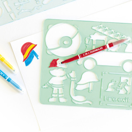 Stencils for children Adventure 6-pack in the group Kids / Kids' Pens / 5 Years at Pen Store (131625)