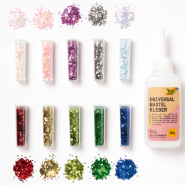 Bio Glitter Flakes 10-pack in the group Kids / Fun and learning / Glitter and sequins at Pen Store (131641)