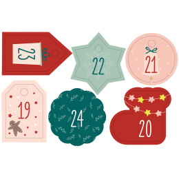 Advent Calender Kit Jute 24-pack in the group Paper & Pads / Planners / Advent Calendars at Pen Store (131642)