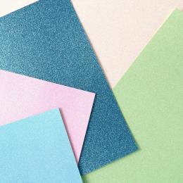 Glitter board pad Pastel 6 Sheets  in the group Kids / Fun and learning / Paper & Drawing Pad for Kids at Pen Store (131657)
