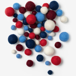 Felt Balls French Chic 25-pack in the group Hobby & Creativity / Create / Crafts & DIY at Pen Store (131671)