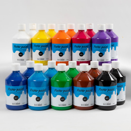 Poster Paint Matte 20x500ml in the group Kids / Kids' Paint & Crafts / Paint for Kids at Pen Store (131676)