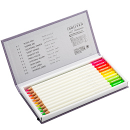Pencil Irojiten set Fluorescence in the group Pens / Artist Pens / Coloured Pencils at Pen Store (131695)