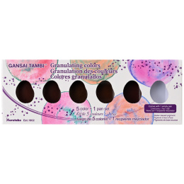 Gansai Tambi Aquarelle 5-set Granulating Colours in the group Art Supplies / Artist colours / Watercolour Paint at Pen Store (131739)