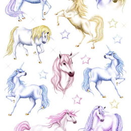 Stickers Unicorns 2 sheets in the group Kids / Fun and learning / Stickers at Pen Store (131878)