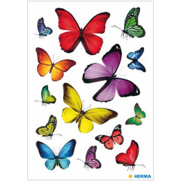 Stickers Butterflies 3 sheets in the group Kids / Fun and learning / Stickers at Pen Store (131880)