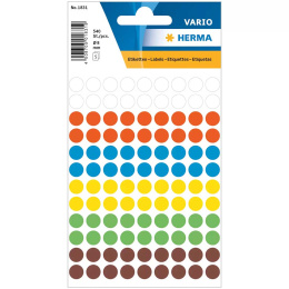 Multi-purpose labels Round 540 pcs Colourmix in the group Kids / Fun and learning / Stickers at Pen Store (131885)
