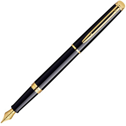 Hémisphère Black/Gold Fountain Pen in the group Pens / Fine Writing / Fountain Pens at Pen Store (132009_r)