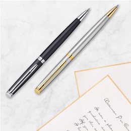 Hémisphère Black/Gold Ballpoint in the group Pens / Fine Writing / Ballpoint Pens at Pen Store (132012)