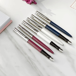 Allure Deluxe Metal & Blue Fountain Pen Fine in the group Pens / Fine Writing / Fountain Pens at Pen Store (132013)