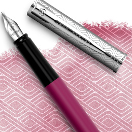 Allure Deluxe Metal & Pink Fountain Pen Fine in the group Pens / Fine Writing / Fountain Pens at Pen Store (132014)