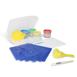Finger paint 4x100g + accessories in the group Kids / Kids' Paint & Crafts / Finger Paint at Pen Store (132081)