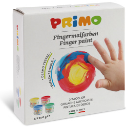 Finger paint Basic-set 4x100g in the group Kids / Kids' Paint & Crafts / Finger Paint at Pen Store (132086)