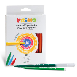 Fibre-tip pens Fine 12-set (3 years+) in the group Kids / Kids' Pens / Felt Tip Pens for Kids at Pen Store (132109)
