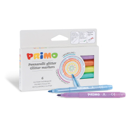 Glitter markers 6-set in the group Kids / Kids' Pens / Felt Tip Pens for Kids at Pen Store (132116)